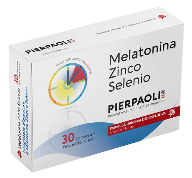 MELATONINA ZINCO SELENIO 30 COMPRESSE - Angeli Pharm