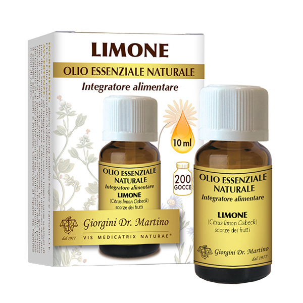 LIMONE OLIO ESSENZIALE NATURALE 10 ML - Angeli Pharm