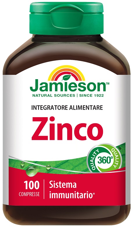 JAMIESON ZINCO 100 COMPRESSE - Angeli Pharm