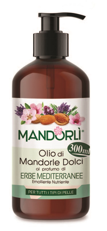 MANDORLI ERBE MEDITERRANEE OLIO CORPO 300 ML - Angeli Pharm