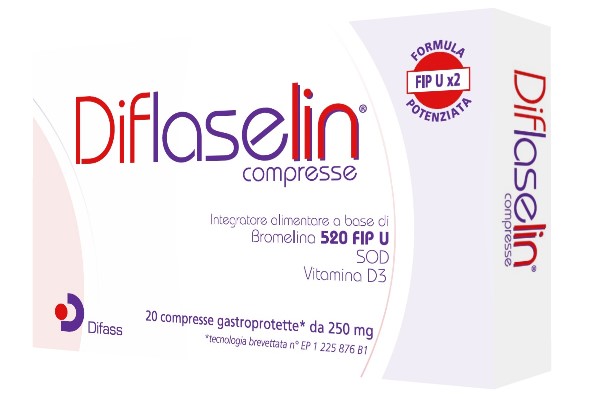 DIFLASELIN 20 COMPRESSE GASTROPROTETTE 250 MG - Angeli Pharm