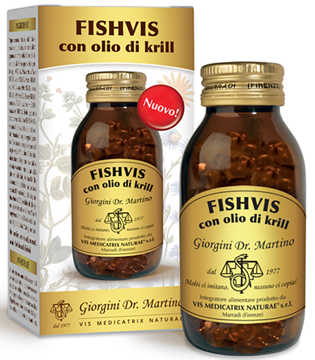 FISHVIS CON OLIO DI KRILL 100 SOFTGEL - Angeli Pharm