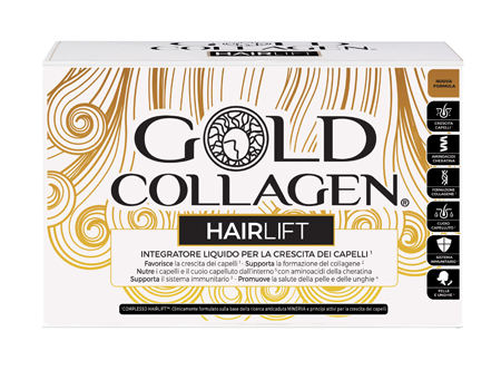 GOLD COLLAGEN HAIRLIFT 10 FLACONI DA 50 ML - Angeli Pharm