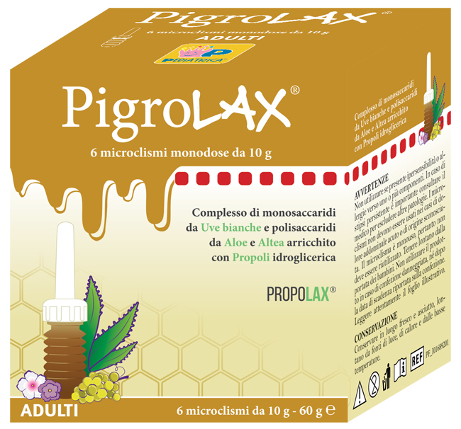 MICROCLISMA PIGROLAX ADULTI 6 X 10 G - Angeli Pharm