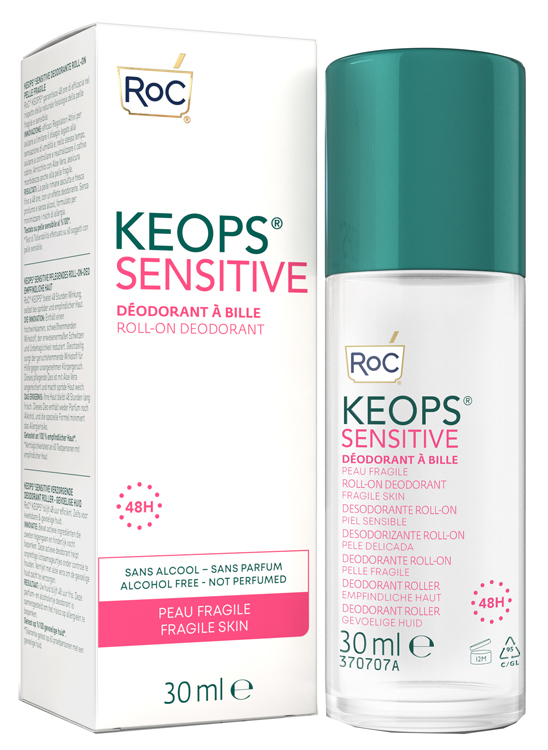 ROC KEOPS DEODORANTE ROLL-ON 48H SENSITIVE 30 ML - Angeli Pharm