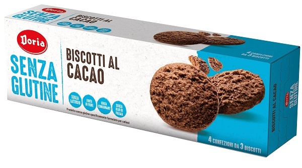 DORIA BISCOTTI CACAO 4X37,5 G - Angeli Pharm
