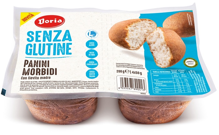 DORIA PANINI MORBIDI 4 PEZZI DA 50 G - Angeli Pharm