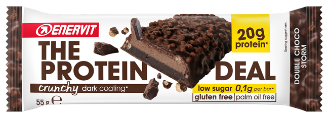 ENERVIT PROTEIN DEAL DOUBLE CHOCO STORM 55 G - Angeli Pharm