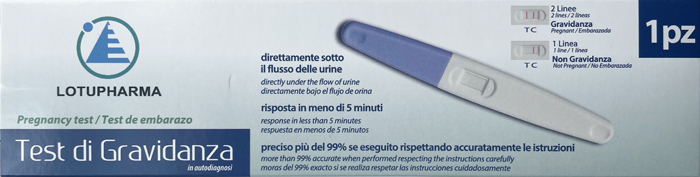 LOTUPHARMA TEST DI GRAVIDANZA 1 PEZZO - Angeli Pharm