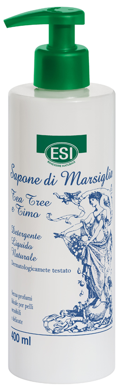 ESI SAPONE MARSIGLIA TEA TREE E TIMO 400 ML - Angeli Pharm