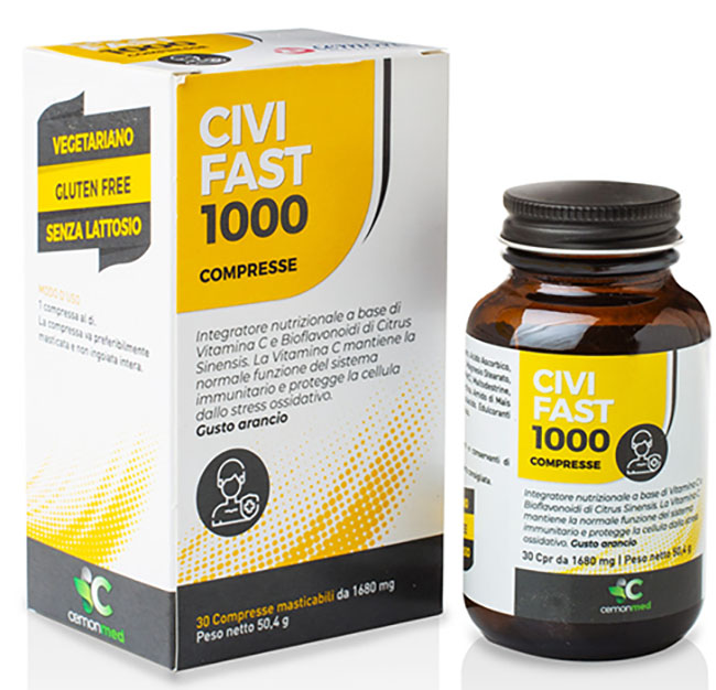 CEMONMED CIVIFAST 1000 30 COMPRESSE MASTICABILI - Angeli Pharm
