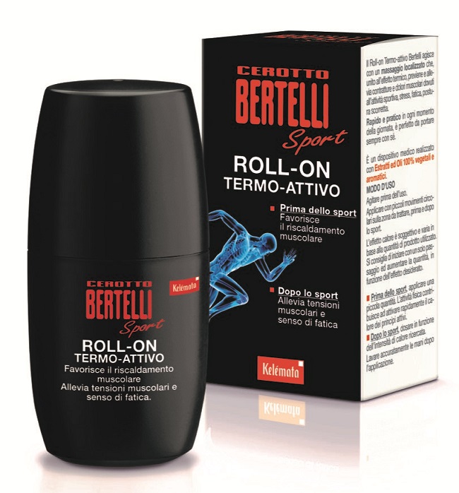 BERTELLI CEROTTO SPORT ROLL-ON TERMO-ATTIVO 50 ML - Angeli Pharm