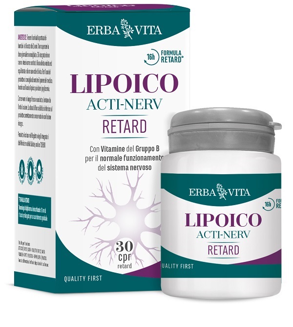 LIPOICO ACTI NERV RETARD 30 COMPRESSE - Angeli Pharm