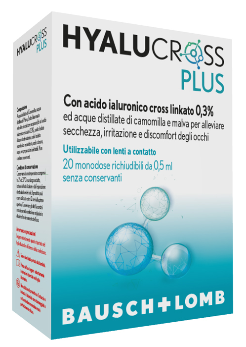 HYALUCROSS PLUS 20 FLACONCINI MONODOSE DA 0,5 ML - Angeli Pharm