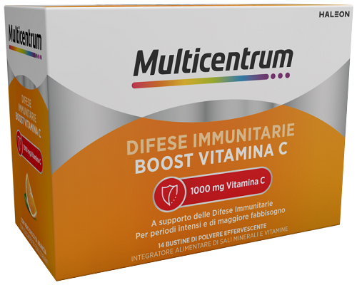 MULTICENTRUM DIFESE IMMUNITARIE BOOST VITAMINA C 14 BUSTINE - Angeli Pharm