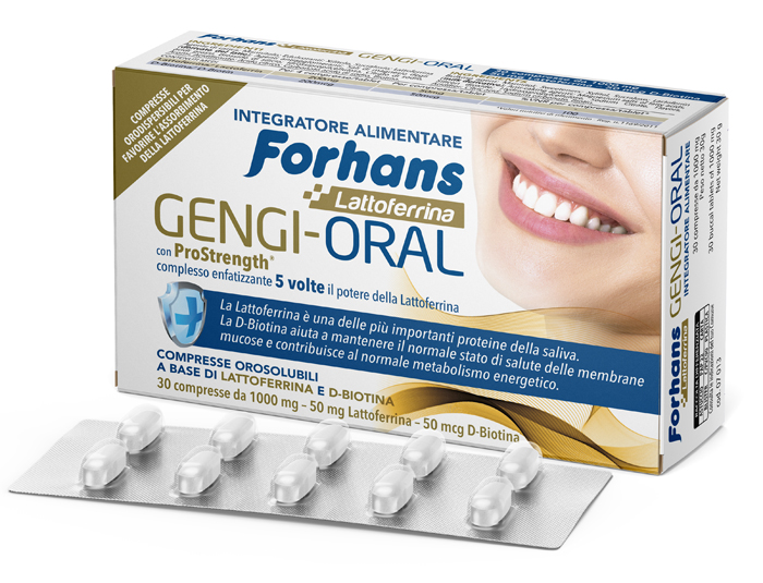 FORHANS LATTOFERRINA GENGI ORAL 30 COMPRESSE - Angeli Pharm