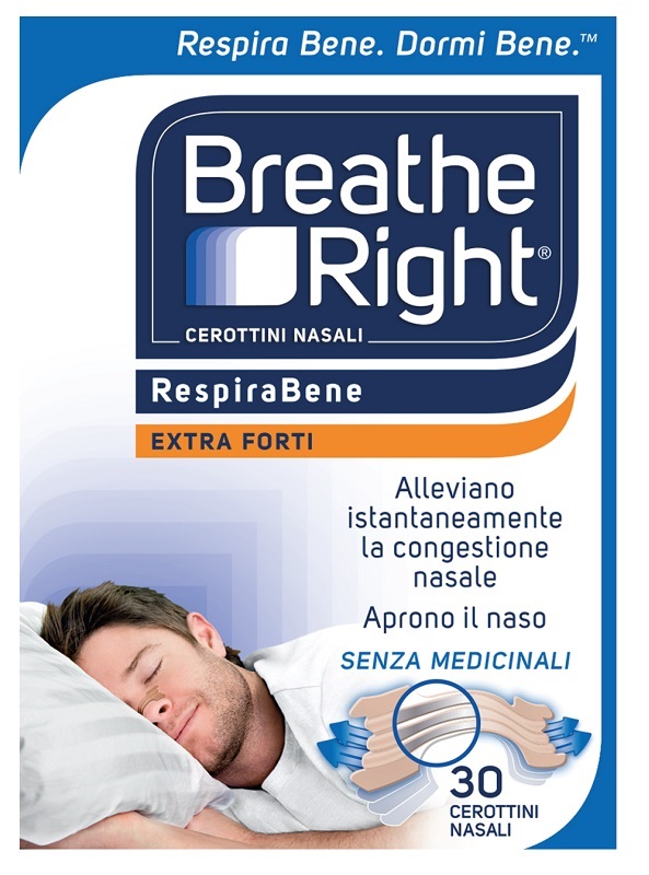 CEROTTI NASALI BREATHE RIGHT EXTRA FORTE 30 PEZZI - Angeli Pharm