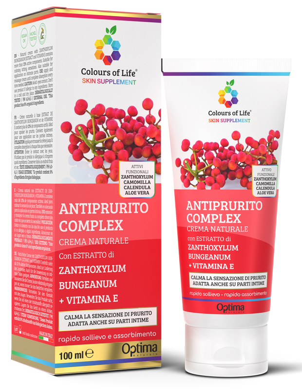 COLOURS OF LIFE SKIN SUPPLEMENTE ANTIPRURITO COMPLEX CREMA 100 ML - Angeli Pharm