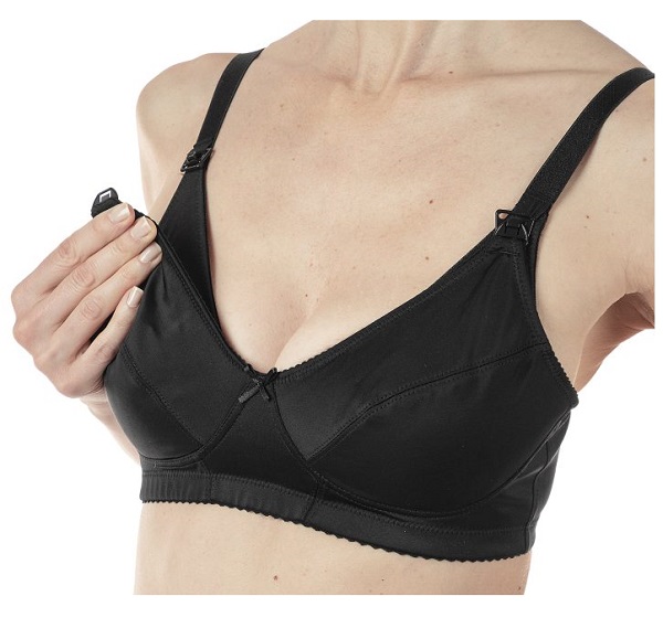 MAMMY REGGISENO MICROFIBRA ALLATTAMENTO BLACK 4D - Angeli Pharm