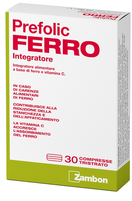 PREFOLIC FERRO 30 COMPRESSE - Angeli Pharm