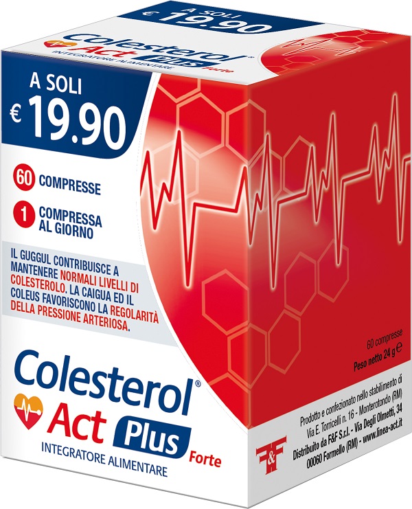 COLESTEROL ACT PLUS FORTE 60 COMPRESSE - Angeli Pharm