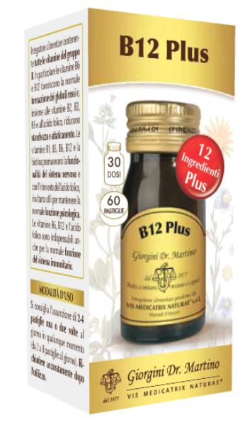 B12 PLUS 60 PASTIGLIE - Angeli Pharm