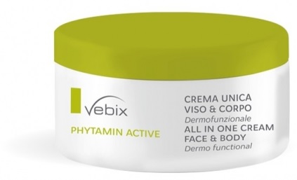 VEBIX PHYTAMIN E CREMA UNICA DERNOFUNSIONALE VISO E CORPO 300 ML - Angeli Pharm