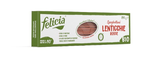 FELICIA SPAGHETTONI LENTICCHIE ROSSE 250 G - Angeli Pharm