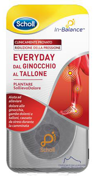 PLANTARE SOLLIEVO DOLORE DA GINOCCHIO A TALLONE SCHOLL IN BALANCE EVERYDAY S - Angeli Pharm