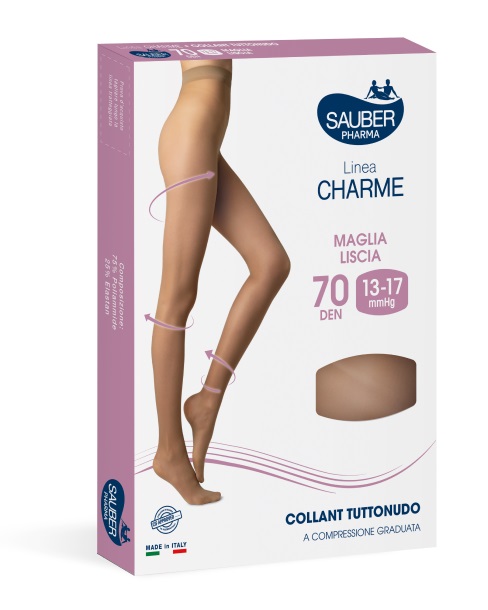 SAUBER CHARME COLLANT 70 DENARI TUTTONUDO ML NERO 5 - Angeli Pharm