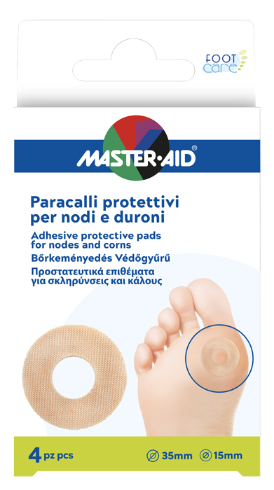 PARACALLI MASTER-AID FOOTCARE NODI E DURONI 4 PEZZI B8 - Angeli Pharm