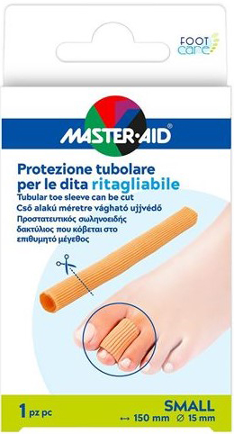PROTEZIONE TUBOLARE MASTER-AID FOOTCARE RITAGLIABILE 15 CM 15 MM SMALL C6 - Angeli Pharm