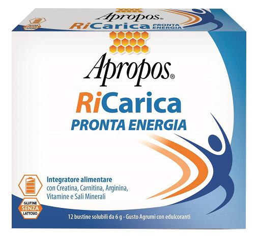 APROPOS RICARICA PRONTA ENERGIA 12 BUSTINE 6 G - Angeli Pharm