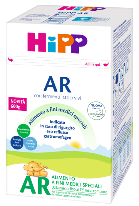 HIPP LATTE ANTIREFLUSSO CON METAFOLINA 600 G - Angeli Pharm