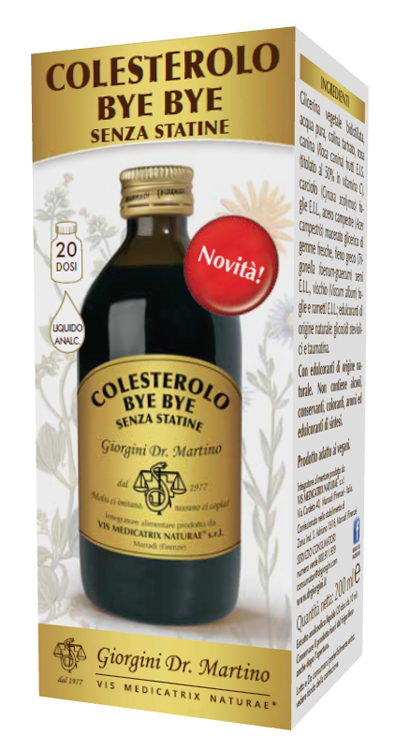 COLESTEROLO BYE BYE SENZA STATINE 200 ML - Angeli Pharm
