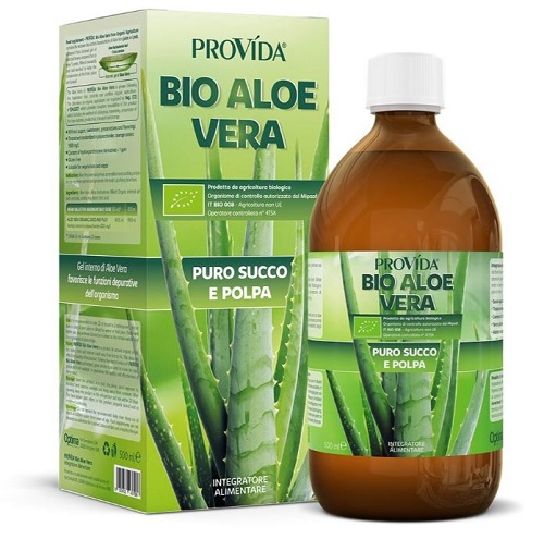 PROVIDA BIO ALOE VERA PURO SUCCO E POLPA 500 ML - Angeli Pharm