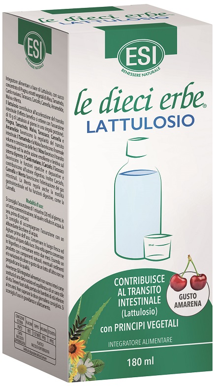 ESI LE DIECI ERBE LATTULOSIO 180 ML - Angeli Pharm