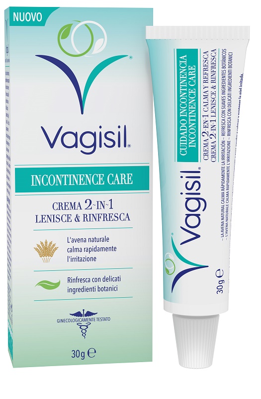 VAGISIL INCONTINENCE CARE CREMA 2IN1 LENISCE & RINFRESCA 30 G - Angeli Pharm