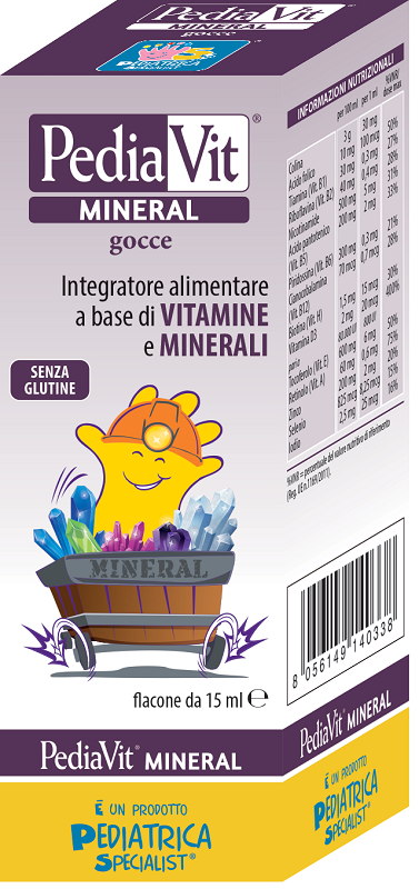 PEDIAVIT MINERAL GOCCE 15 ML - Angeli Pharm
