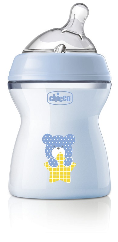 CHICCO BIBERON NAT FEEL PP 2M+ 250 ML BIMBO - Angeli Pharm
