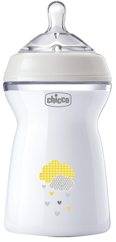 CHICCO BIBERON NAT FEEL PP 6M+ 330 ML UNISEX - Angeli Pharm