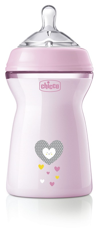 CHICCO BIBERON NAT FEEL PP 6M+ 330 ML BIMBA - Angeli Pharm