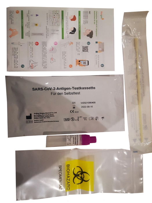 TEST ANTIGENICO RAPIDO COVID-19 HOTGEN AUTODIAGNOSTICO DETERMINAZIONE QUALITATIVA ANTIGENI SARS-COV-2 IN TAMPONI NASALI MEDIANTE IMMUNOCROMATOGRAFIA - Angeli Pharm