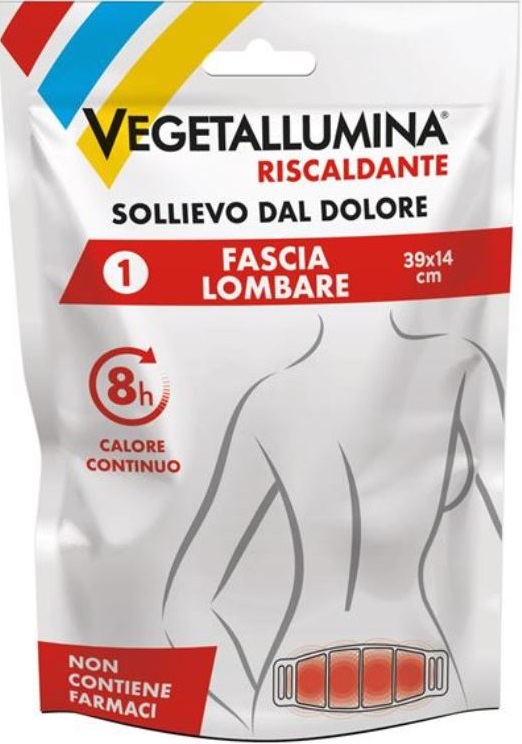 VEGETALLUMINA FASCIA LOMBARE RISCALDANTE 1 PEZZO - Angeli Pharm