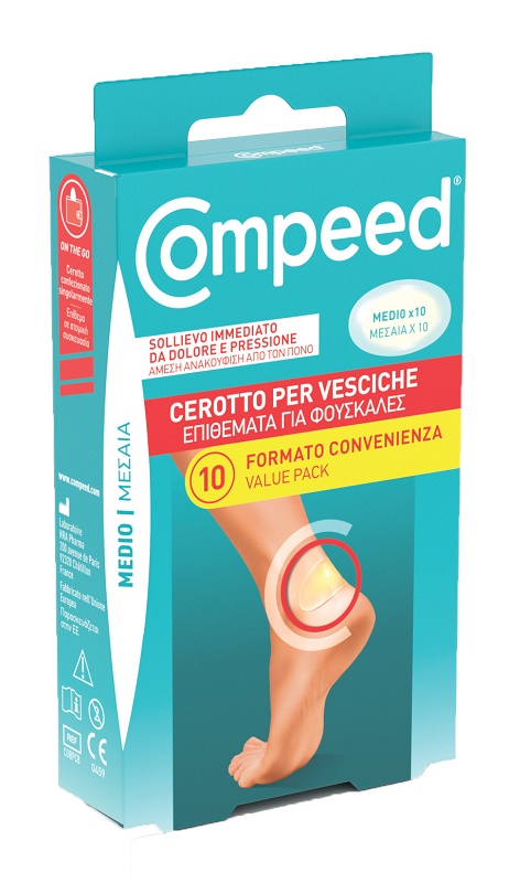 CEROTTI COMPEED PER VESCICHE MEDIO 10 PEZZI CARTON - Angeli Pharm