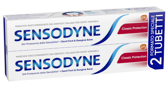 SENSODYNE CLASSICO PROTECTION 2 X 75 ML - Angeli Pharm