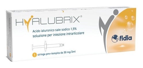 SIRINGA INTRA-ARTICOLARE HYALUBRIX ACIDO IALURONICO 1,5% 30 MG 2 ML NO ETO - Angeli Pharm