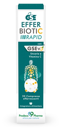 GSE EFFERBIOTIC RAPID 20 COMPRESSE - Angeli Pharm