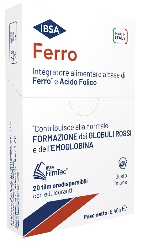 FERRO IBSA 20 FILM ORODISPERSIBILI - Angeli Pharm