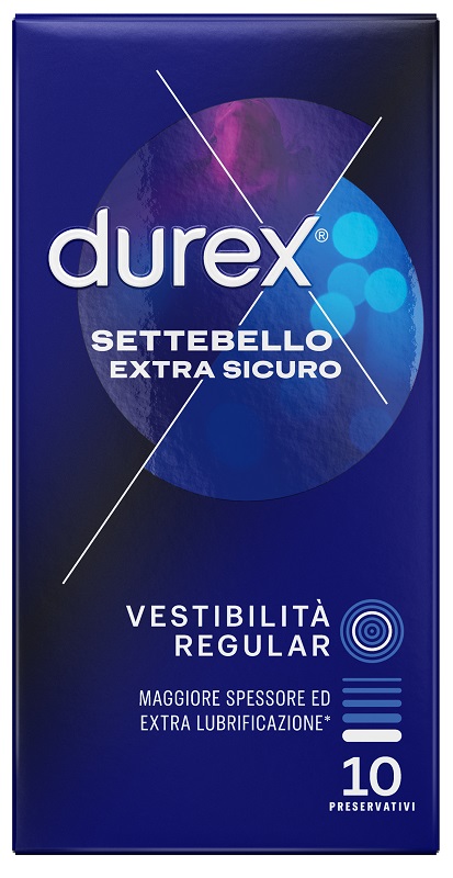 PROFILATTICO DUREX SETTEBELLO EXTRA SICURO 10 PEZZI - Angeli Pharm